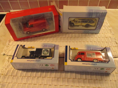 Ahvenamaa Posten pienoismalleja 3 kpl.Norjan N:o 1 Ford
