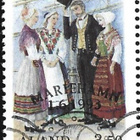 Åland 1993 Kansanpuvut 3,50 mk EP Lape 073 alareuna LOISTO - pikkukuva 1