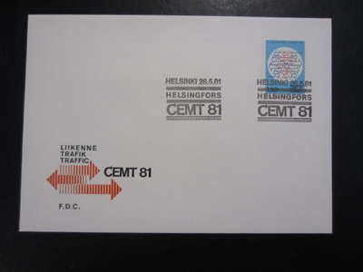 FDC 1981 Euroopan liikennneministerikonferenssi