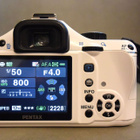 Pentax K-x paketti, valkoinen upea kamera - pikkukuva 2