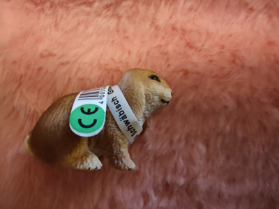 Schleich luppakorvakani lapulla
