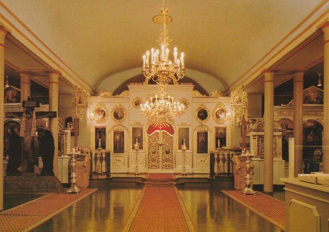 KIRKKOKORTTI - LAPPEENRANTA - ORTODOKSINEN KIRKKO - SISÄKUVA