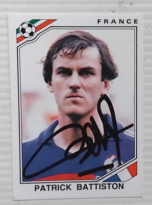 Patrick Battiston Ranska signed