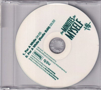 Five Minutes For Myself - For A While (CDr, Single, Promo)