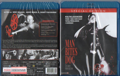 man bites dog (48 523) UUSI -SV- BLU-RAY 1992 sub.gb.sv.