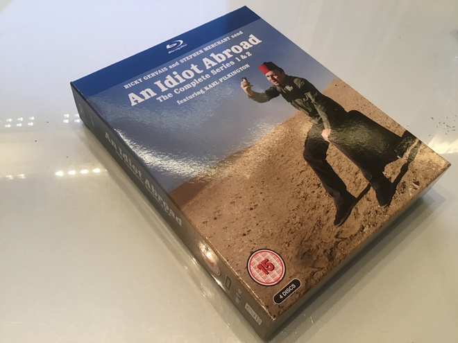 An idiot abroad series 1-2 Ricky Gervais blu-ray