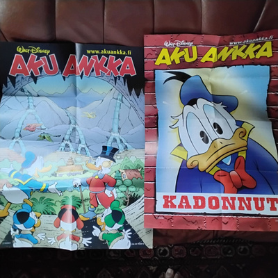 Aku Ankka juliste x 2