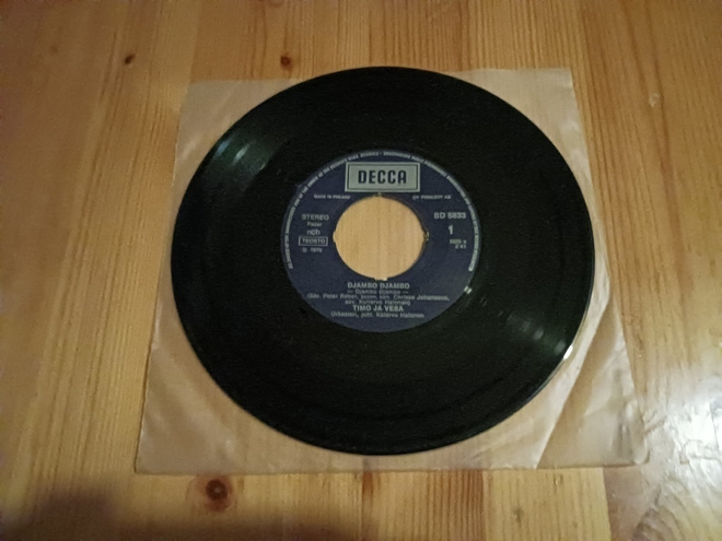 Timo Ja Vesa – Djambo Djambo 7" orig 1976 Pop, Iskelmä