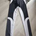 Musta-valkoiset Trikoot / Leggingsit / Leggings - koko S-M - pikkukuva 1