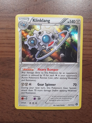 Pokemon Klinklang 73/114 Holo Rare