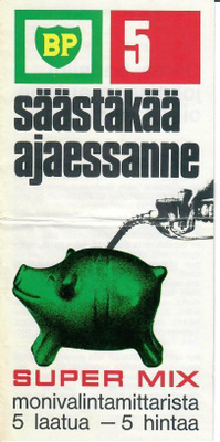 BP - Säästäkää ajaessanne - 1967 esite