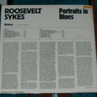 ROOSEVELT SYKES ~ Portraits In Blues ~ LP - pikkukuva 2