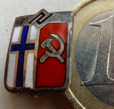 VANHA Merkki CCCP Suomi-Neuvostoliitto Seura Pienempi