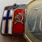 VANHA Merkki CCCP Suomi-Neuvostoliitto Seura Pienempi - pikkukuva 1
