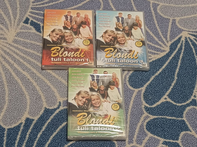 Blondi Tuli Taloon 1-3 DVD Uusi