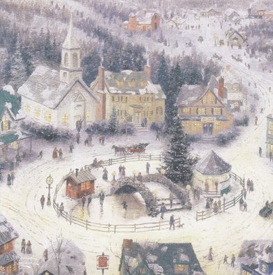Thomas Kinkade: Luistinrata (isokok.taittokortti)