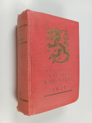 Suomen valtiokalenteri vuodelle 1921