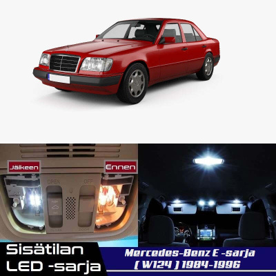 Mercedes-Benz E (W124) Sisätilan LED-sarja 18-os