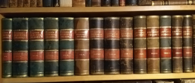 Historisk tidskrift årg. 1881 - 1907