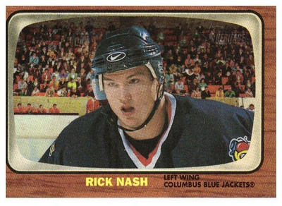RICK NASH Blue Jackets, 02-03 Topps #140 RC
