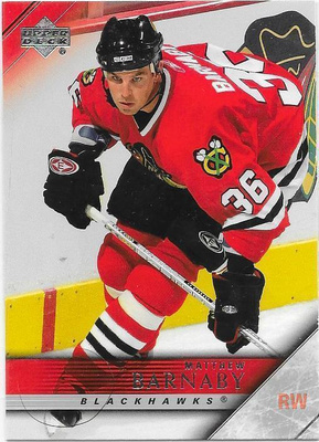 2005-06 Upper Deck Ice #41 Matthew Barnaby Chicago gooni