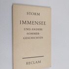 Theodor Storm : Immensee und andere Sommergeschichten - pikkukuva 1