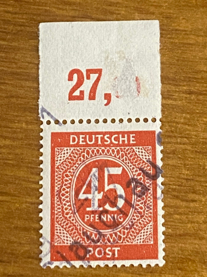 SAKSA 1948 NEUVOSTOLIITTO SEKTORI MERKKI**