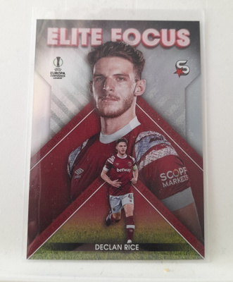 Declan Rice, Erikoiskortti.  Topps Superstars - Elite Focus