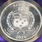 1 oz 999 Hopea raha Street Fighter Samoa 2 Dollars MS69 - pikkukuva 4