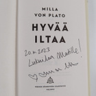 Milla von Plato : Hyvää iltaa (signeerattu, tekijän omiste) - pikkukuva 3