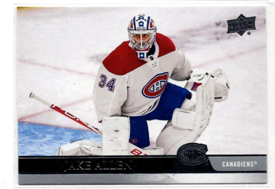 Jake Allen Montreal 20-21 Upper Deck #571