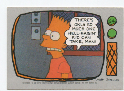 Purkkakuva SIMPSONS n:o 54