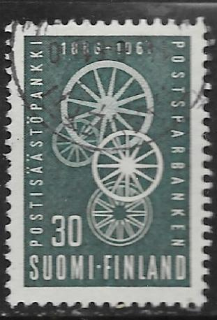 Postisäästöpankki 75v 1961 (LAPE 534) O
