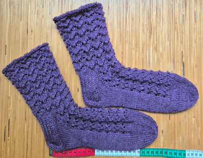 Violetit pitsineule sukat, koko 38-39