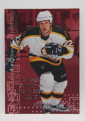 1999-00 ITG Ruby Chicago sun-times Mikko Eloranta /10