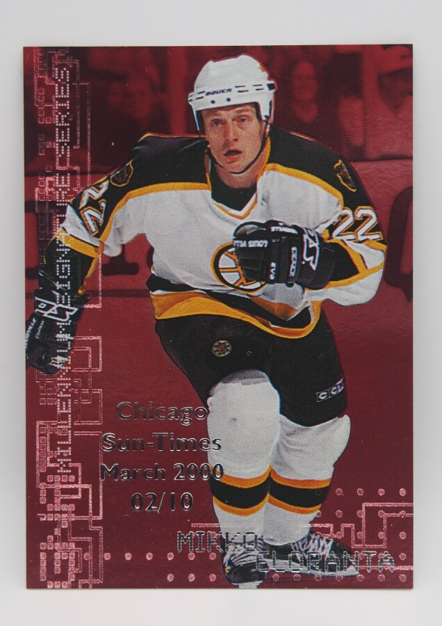 1999-00 ITG Ruby Chicago sun-times Mikko Eloranta /10