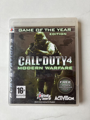 Ps3 call of duty 4 modern warfare
