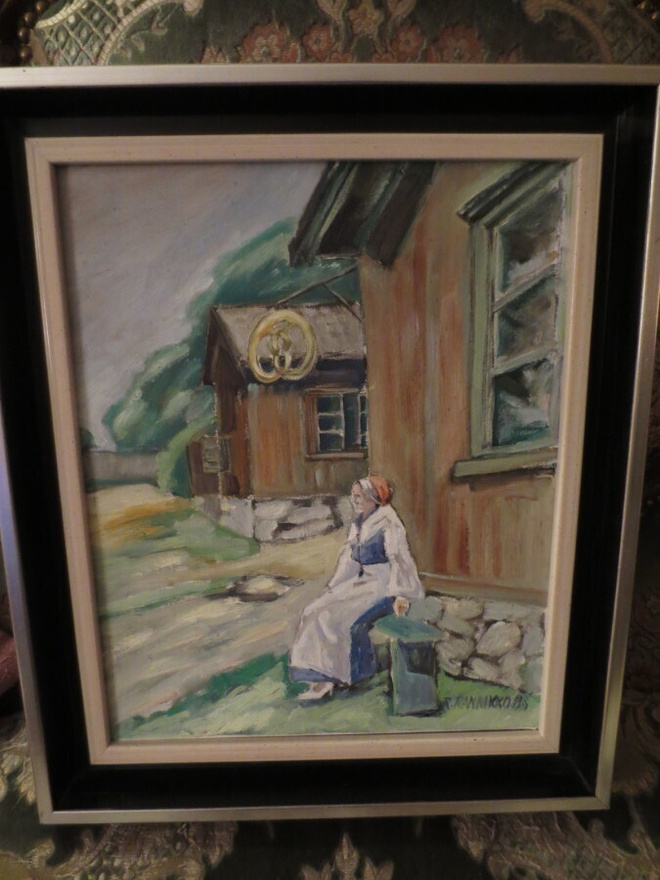 Taulu Öljyvärityö Kankaalle, R. Rannikko - 85