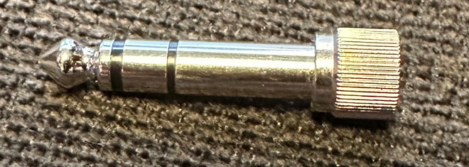 3,5mm - 6,35mm kuulokeadapteri sisäkierteellä