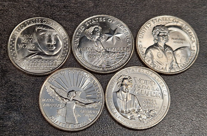 USA American women quarters 2022 D UNC