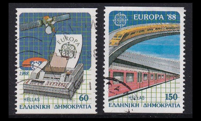 Kreikka 1685-6C o Europa tietoliikenne (1988)