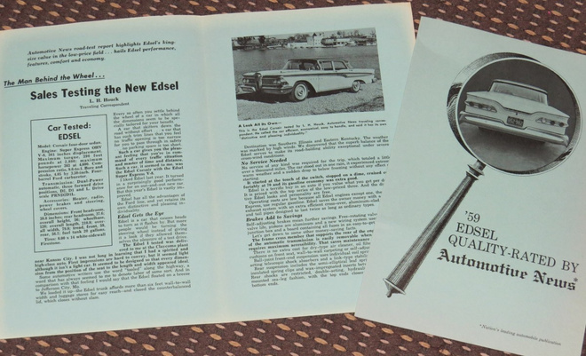 1959 Edsel Corsair esite - KUIN UUSI