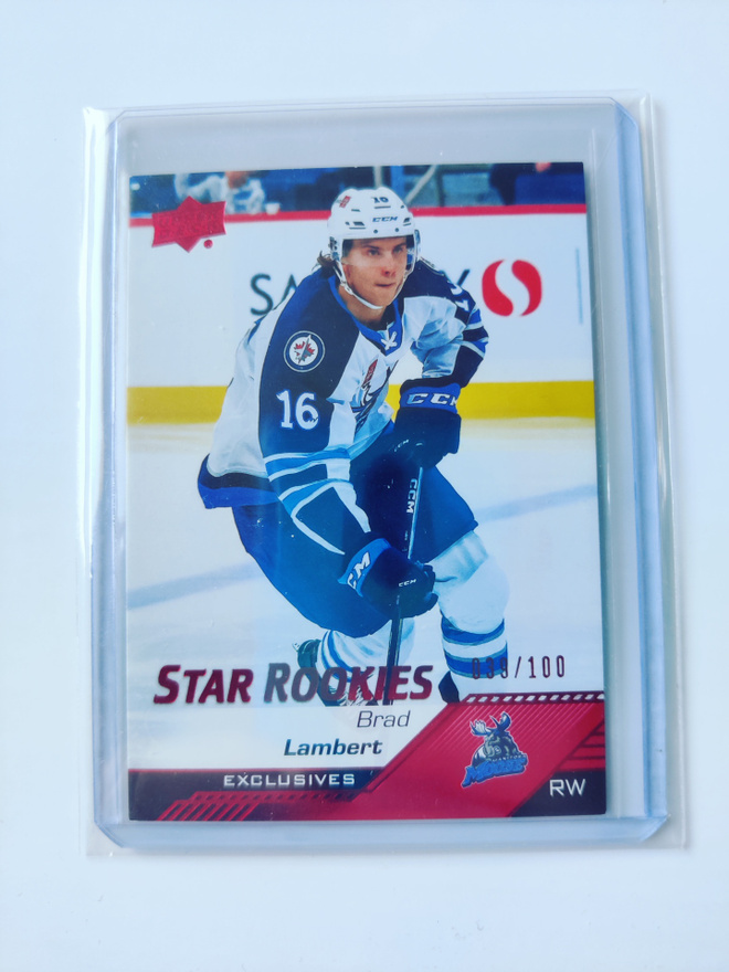 Brad Lambert 22-23 UD AHL Exclusives /100