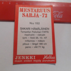 K 6 Jenkki Mestaruus sarja -72 # 152 Sakari Hämäläinen TAPA - pikkukuva 2