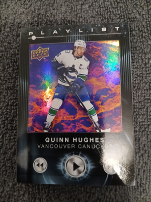 Quinn Hughes - Playlist, Upper Deck / Vancouver Canucks