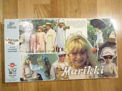 Marikki LASTENPELI Astrid Lindgren lautapeli ALGA 1970-l * k