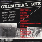 CRIMINAL SEX complete sex recordings 1984 ...uk kbd punk - pikkukuva 2