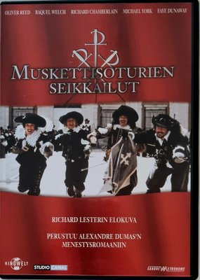 MUSKETTISOTURIEN SEIKKAILUT DVD