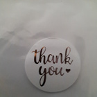 Thank you Punakulta tarra - pikkukuva 1