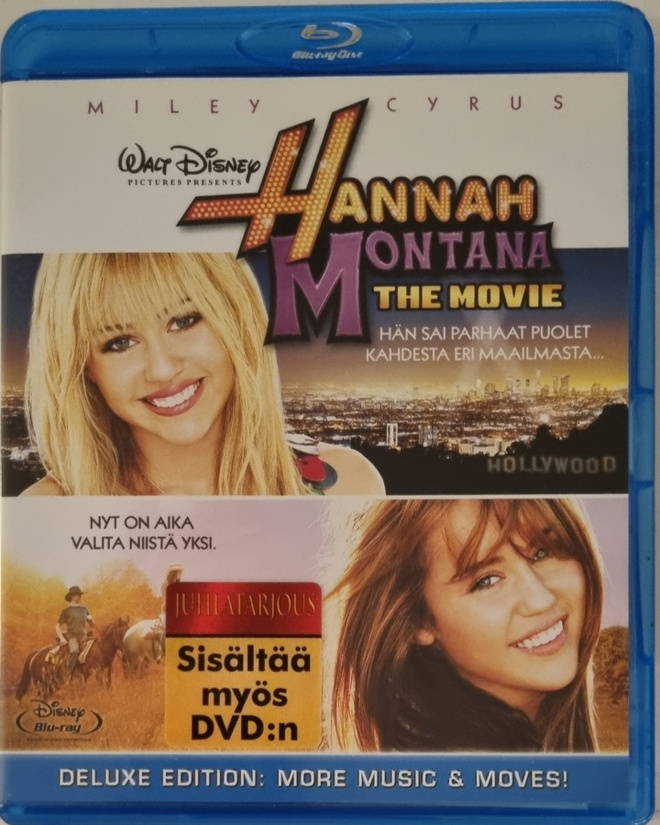 HANNAH MONTANA  THE MOVIE BLU-RAY + DVD